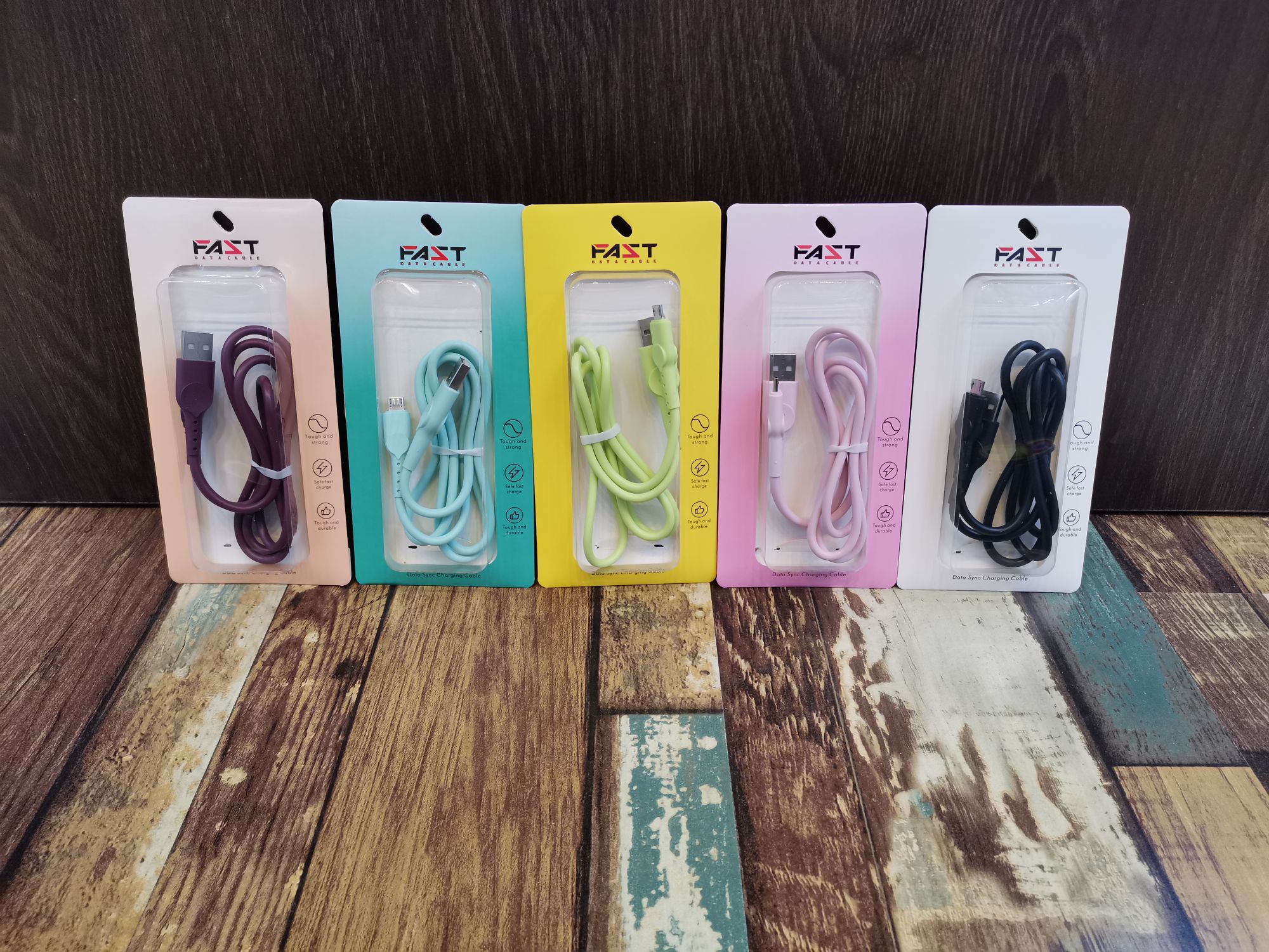 Macaron mobile phone data cable is suitable for Android type-c, Apple flash charging data cable, charging cable and fast charging cable