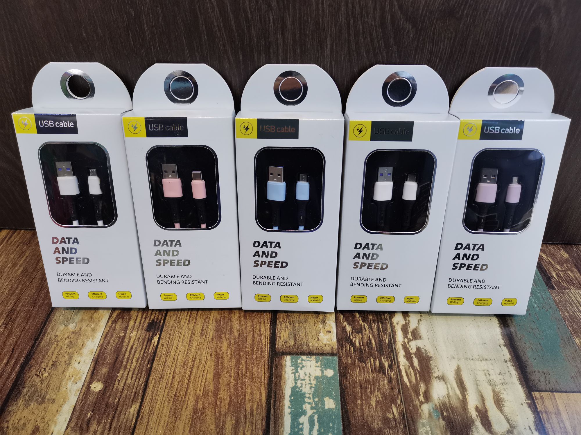 Mobile phone data cable suitable for Android type-c, Apple flash charging data cable, charging cable, fast charging cable, Q-elastic cable, anti-freezing data cable