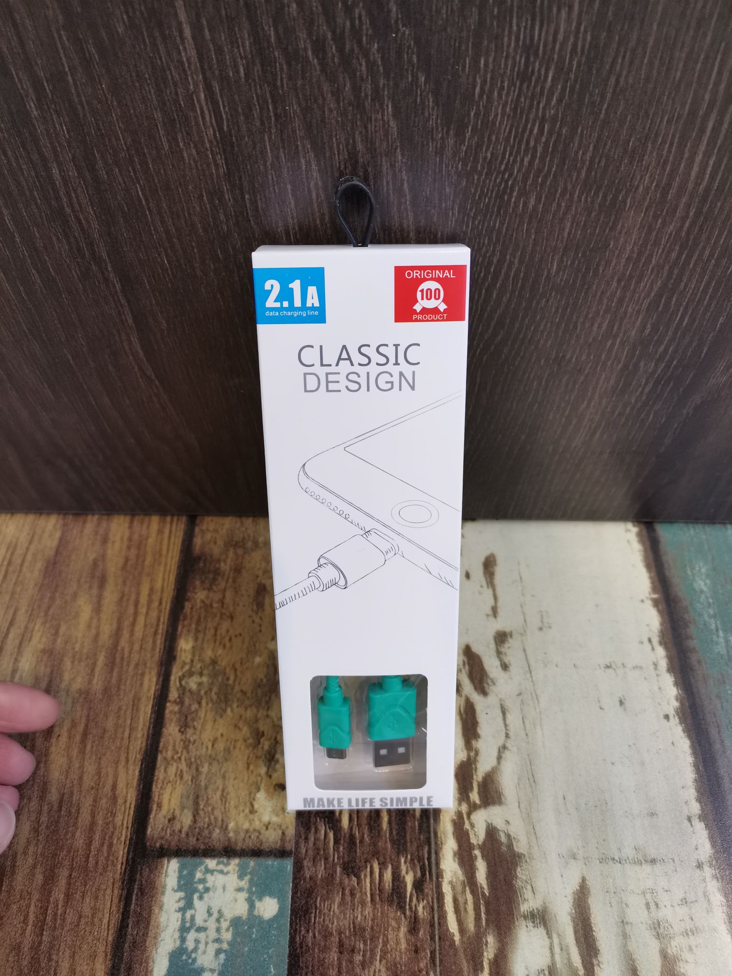 5-color charging cable for mobile phone data, suitable for Android type-c and Apple flash charging data cable Item Picture