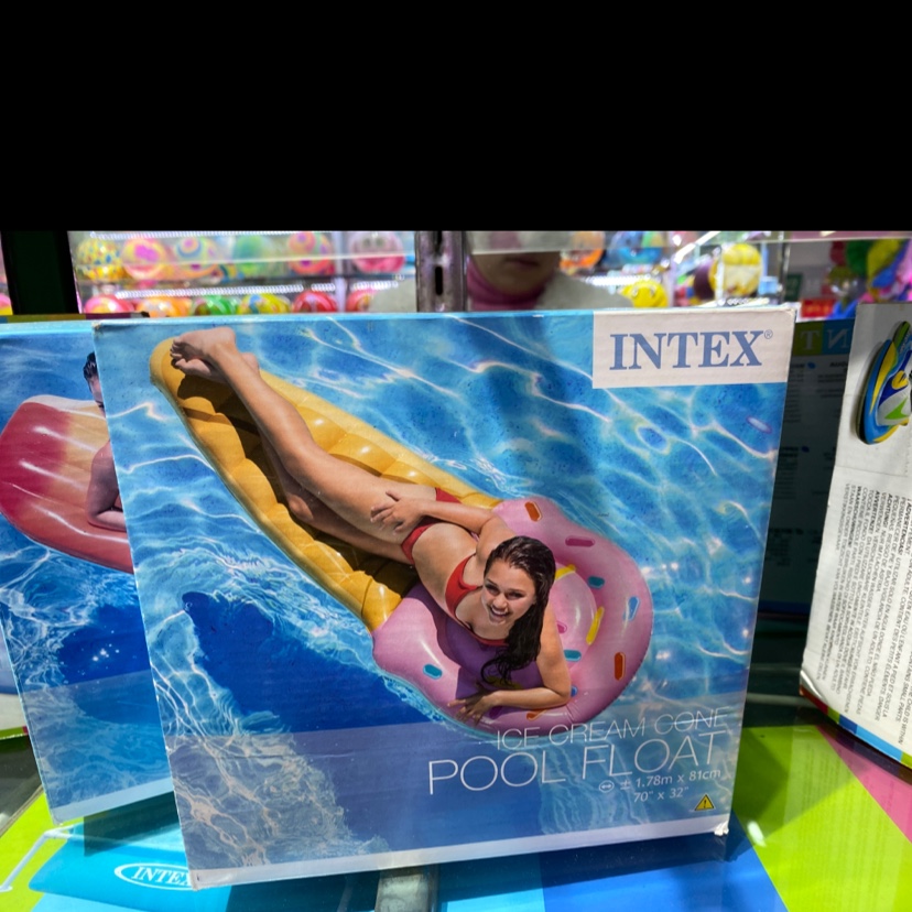 充气玩具充气水池充气游泳圈充气冰激凌现货PVC充气水上浮排独角兽坐骑泳池菠萝西瓜浮床吊床水上躺椅