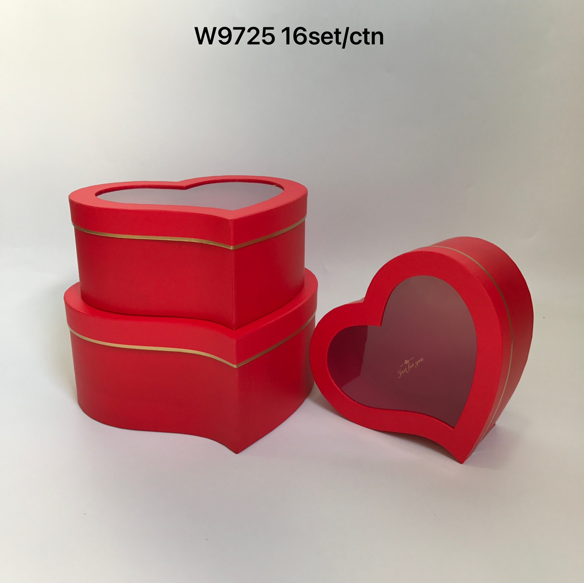 Special color printed heart-shaped hollowed-out gift box, soap flower box, craft gift box Item Picture