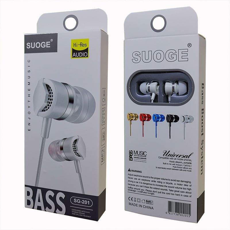 Sogo marca SG-201 auriculares para teléfonos móviles, auriculares en el oído, MP3 auriculares de moda creativa boutique details Picture