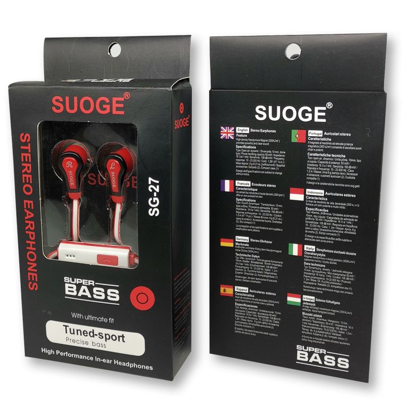 Sogo marca SG-27 auriculares para teléfonos móviles, auriculares en el oído, MP3 auriculares de moda creativa boutique Item Picture