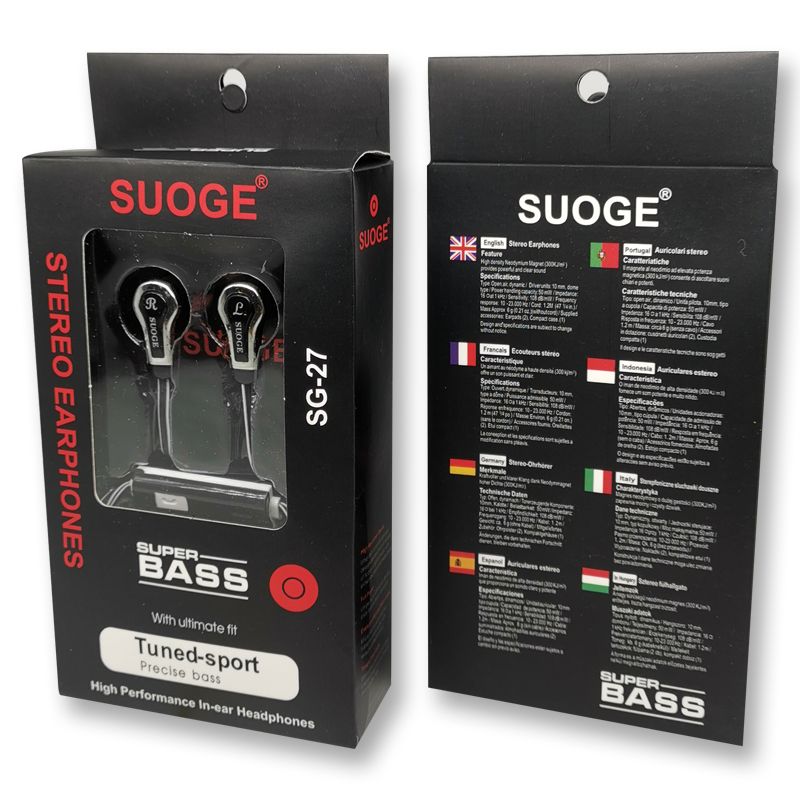 Sogo marca SG-27 auriculares para teléfonos móviles, auriculares en el oído, MP3 auriculares de moda creativa boutique Application Scenario