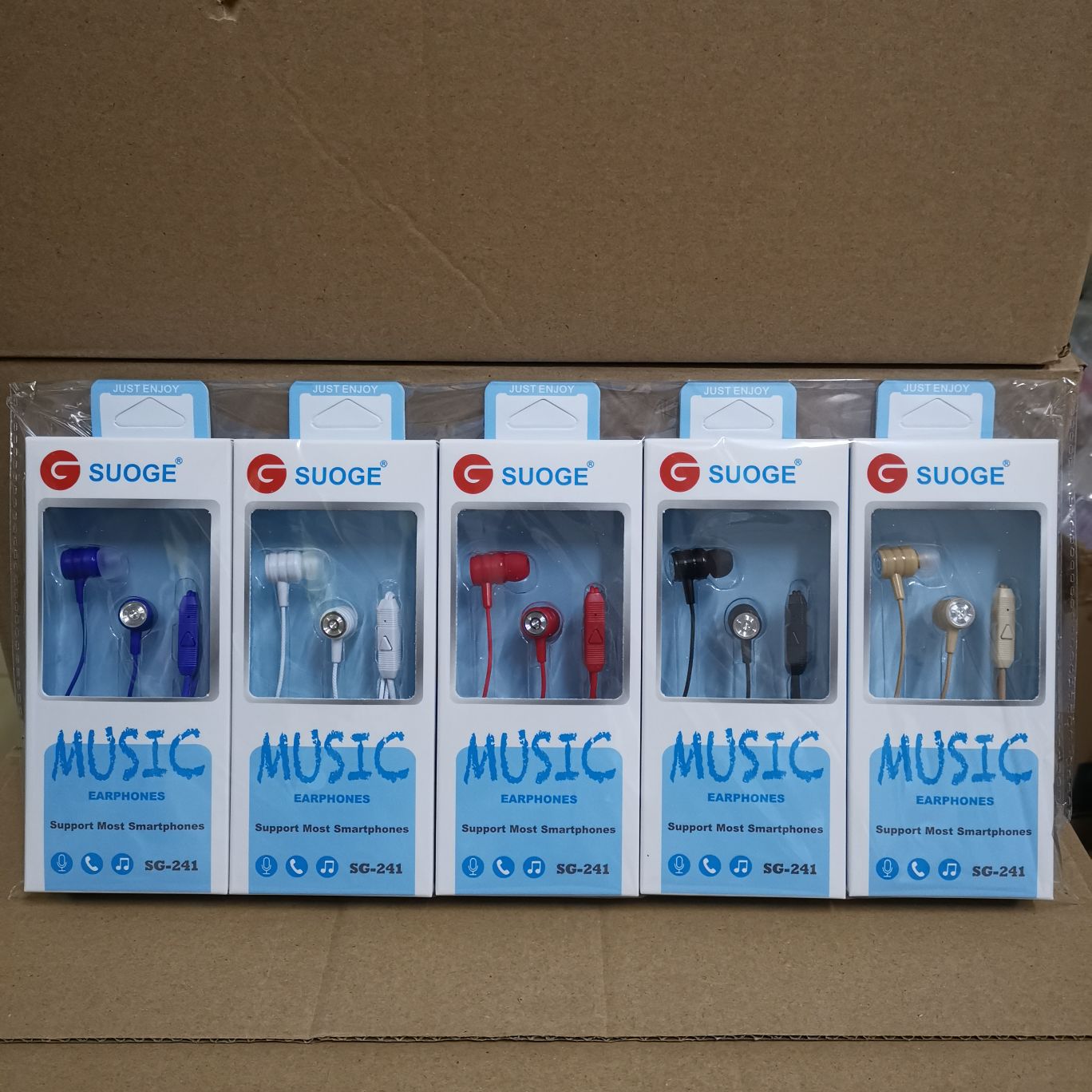 The SG-207 mobile phone headphone series of Sogo brand, including in-ear headsets and MP3 earbuds, is a fashionable and creative masterpiece
