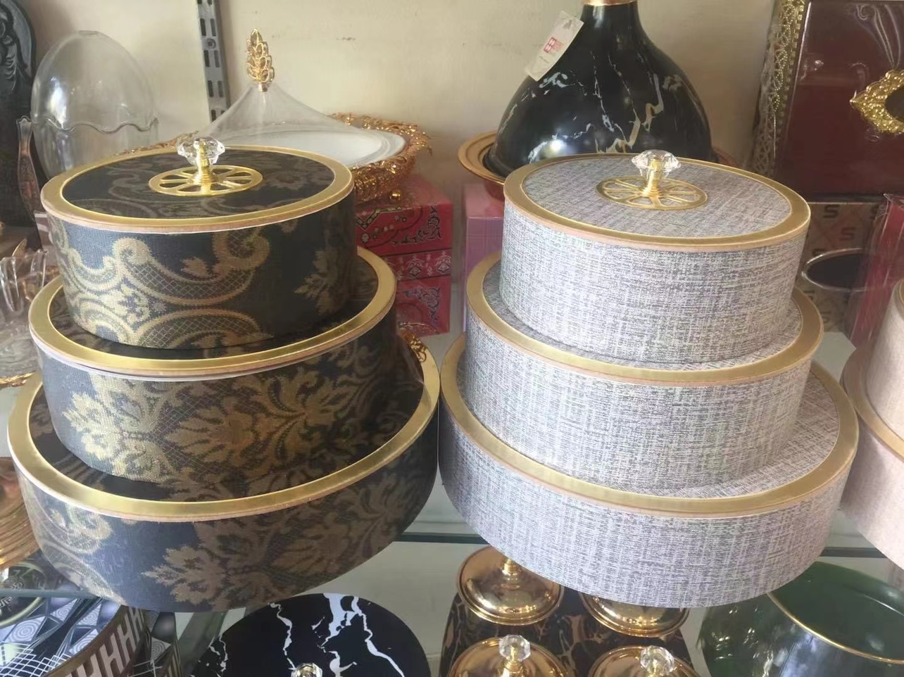轻奢家用果盘零食盘客厅茶几水果盘酒店前台糖果盘子钥匙托盘摆件199爱家工艺01