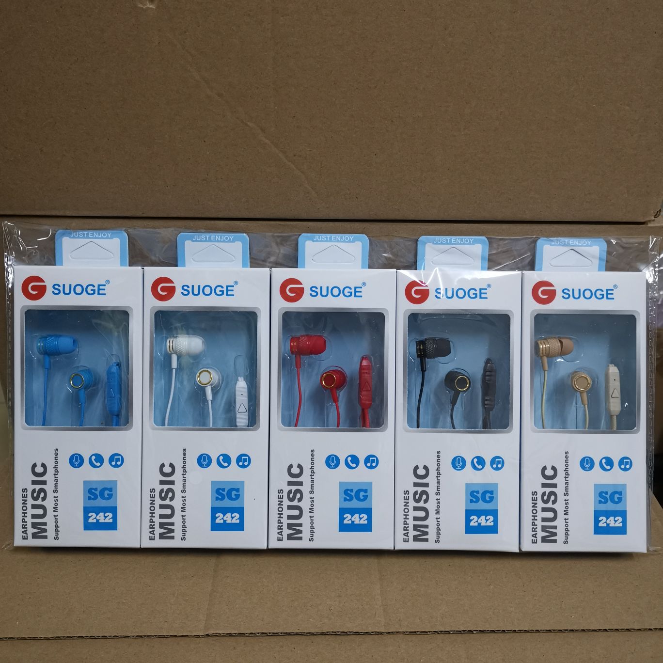 The SG-207 mobile phone headphone series of Sogo brand, including in-ear headsets and MP3 earbuds, is a fashionable and creative masterpiece details Picture