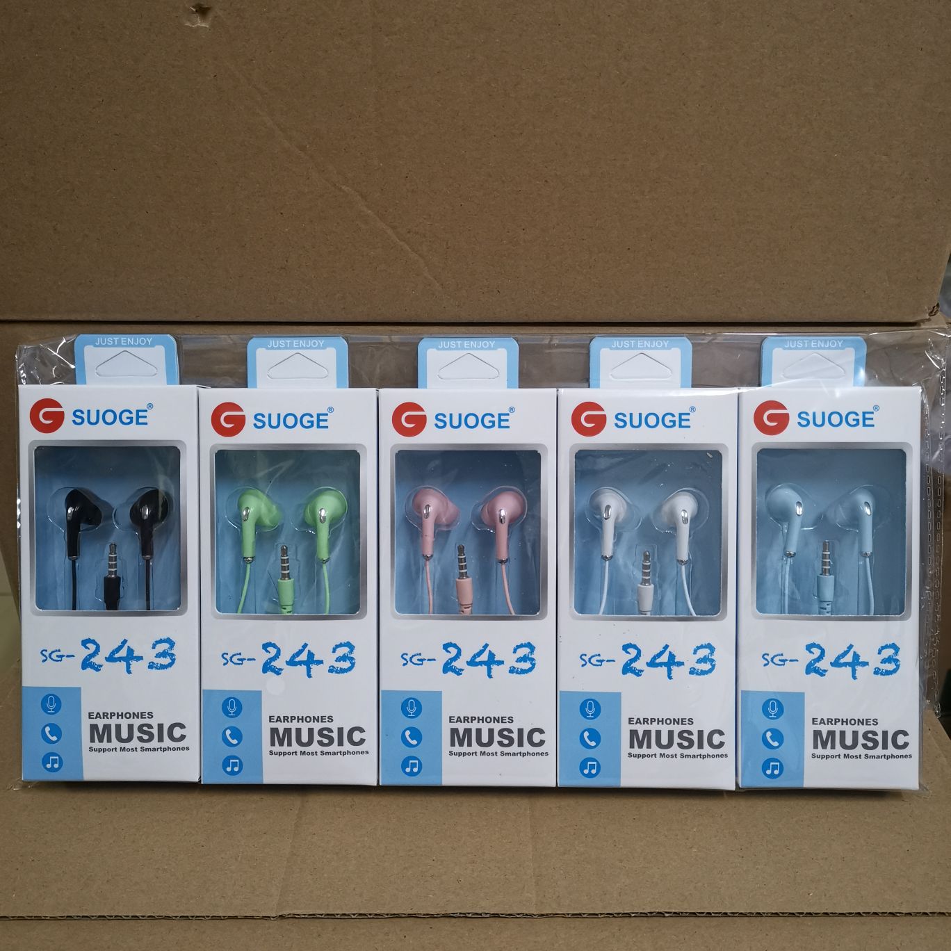 The SG-207 mobile phone headphone series of Sogo brand, including in-ear headsets and MP3 earbuds, is a fashionable and creative masterpiece Specification image
