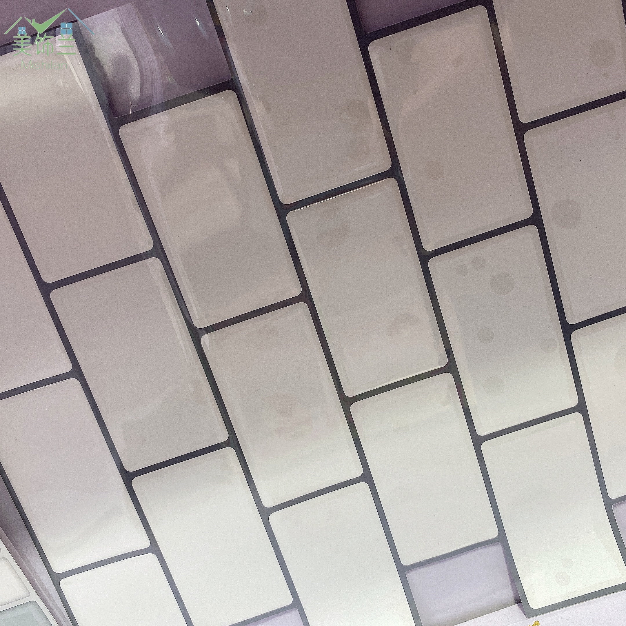 仿砖纹立体滴胶瓷砖贴背景墙装饰厨房防油污耐高温浴室墙面现代