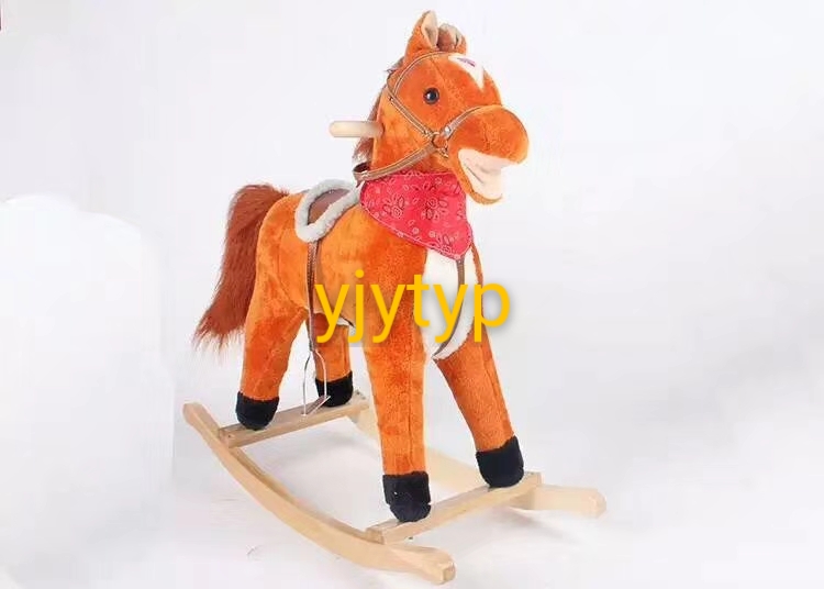 义乌好货宝宝礼物玩具车毛绒中号摇马带音乐嘴动尾巴摇适合5-10岁质优价廉量多价格面议