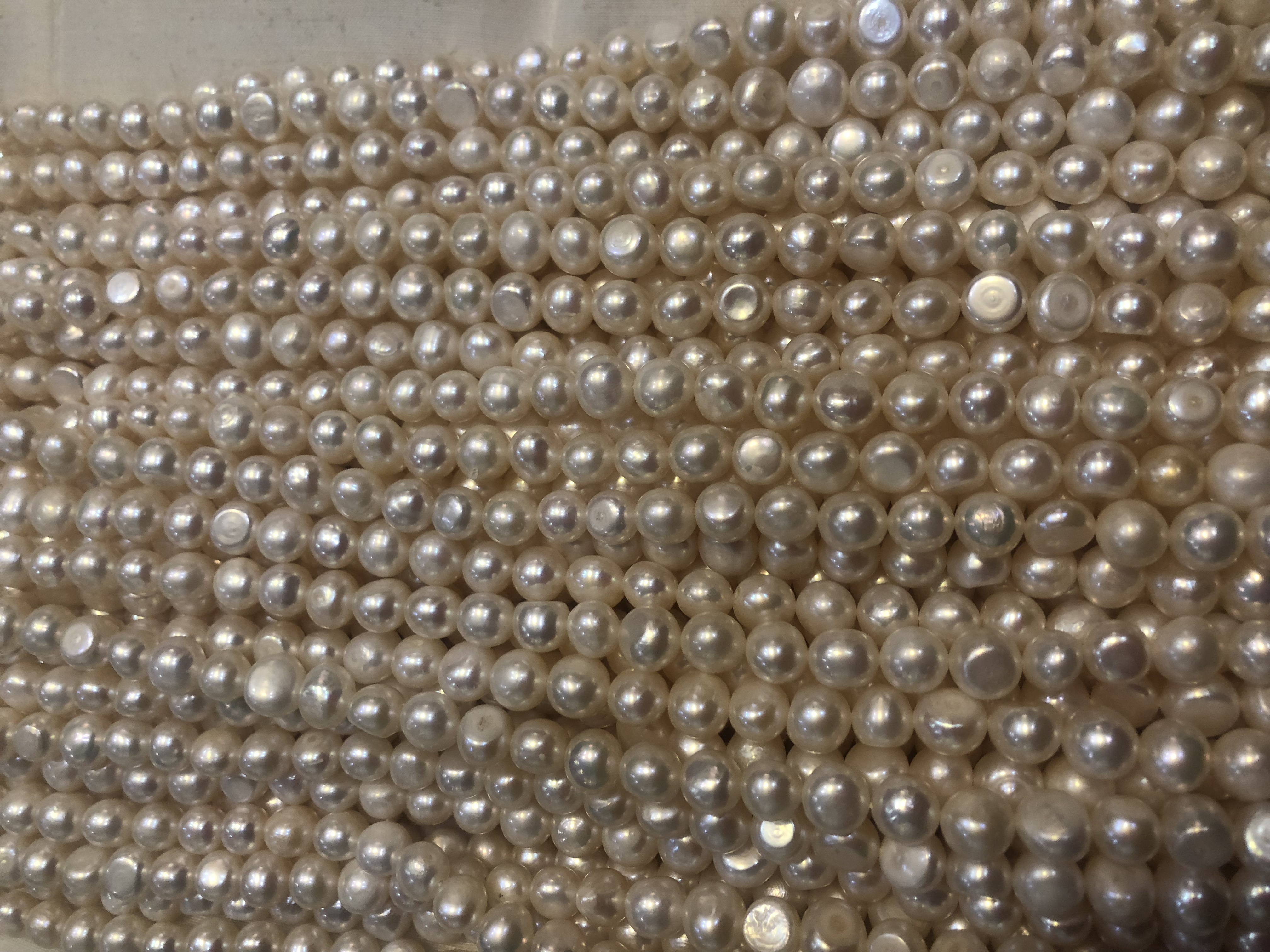 7-8mm,两面光珍珠项链，精致生活，从饰品开始