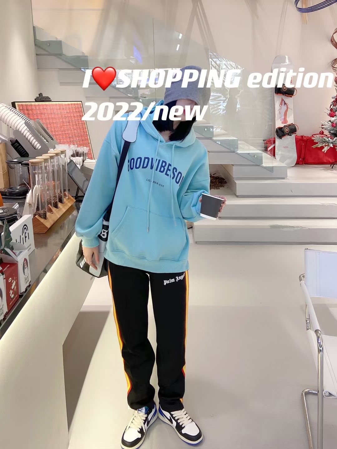 Sudadera con capucha mujer primavera 2022 nueva llegada alfabético estampado suelto versátil reducción edad estudiante abrigos moda slim top detail image 6