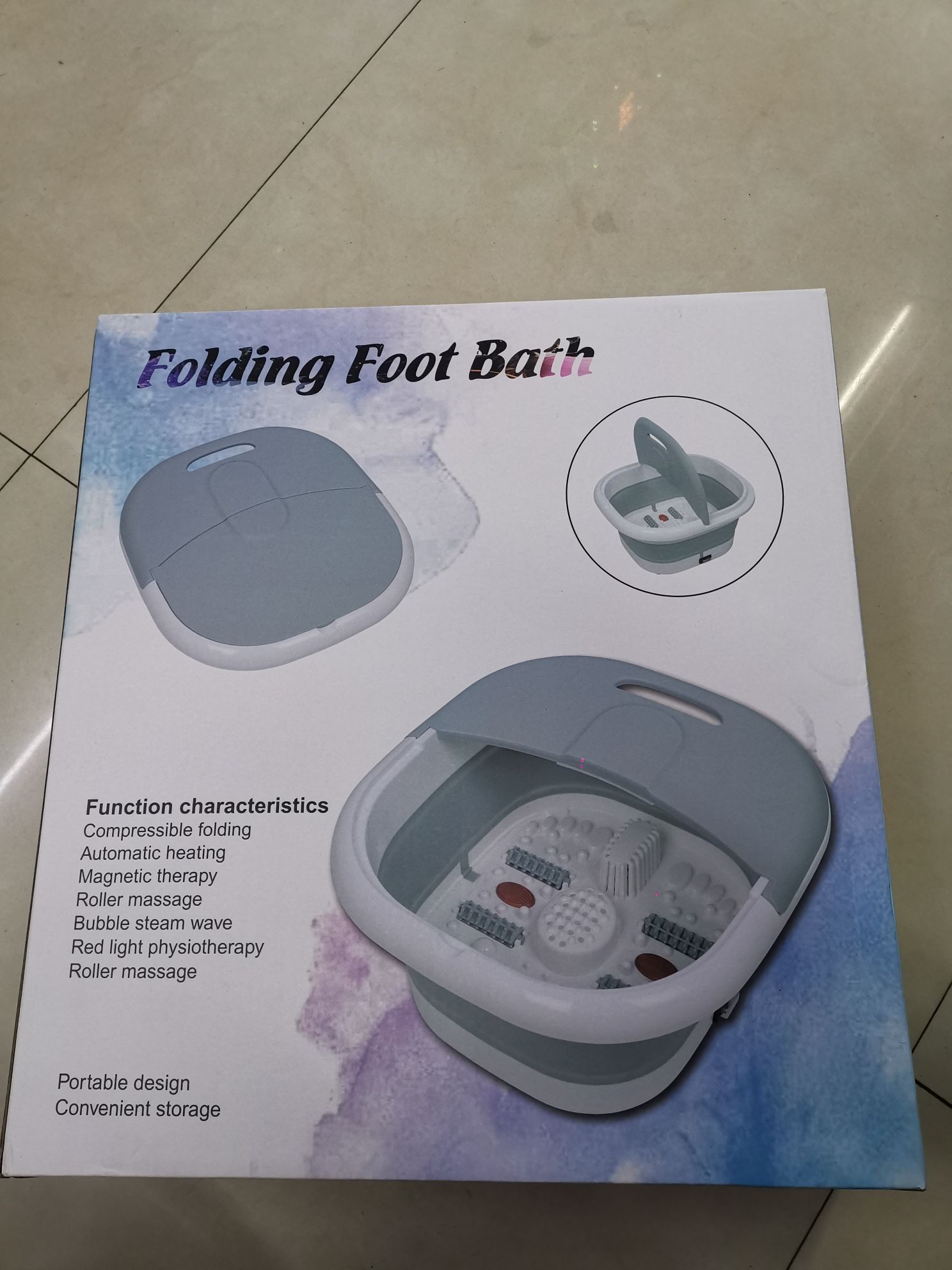 Fumigation foot bath basin, automatic massage, heating foot bath bucket, household foot wash basin, electric constant temperature, foldable health care appliance detail image 5