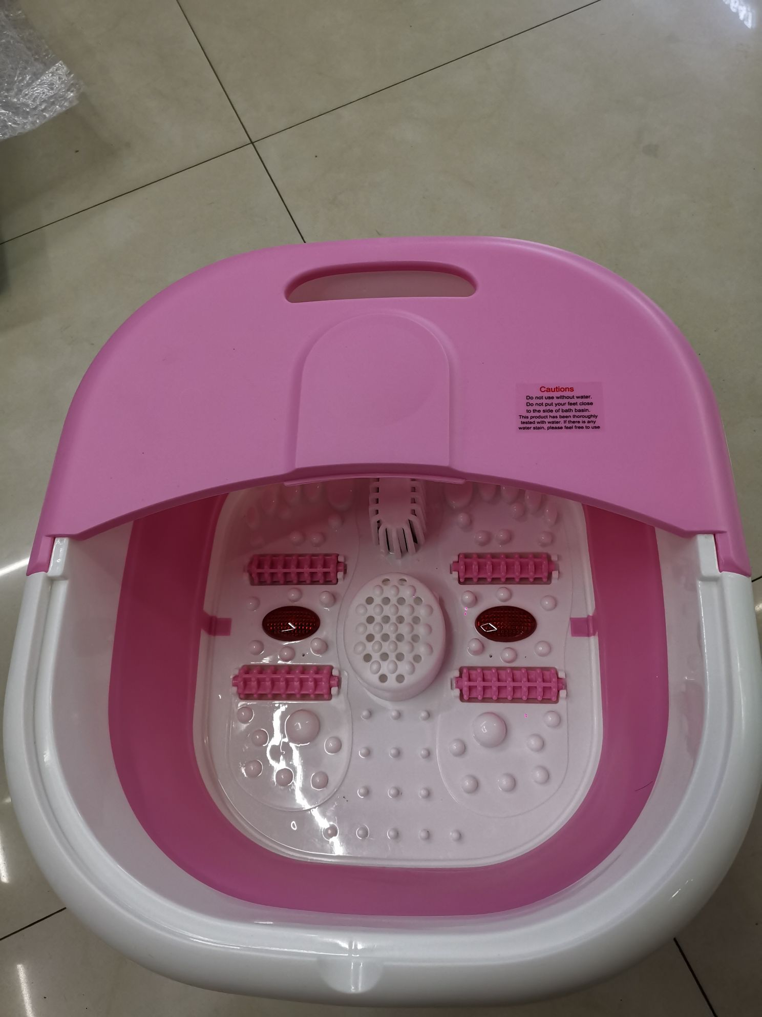 Fumigation foot bath basin, automatic massage, heating foot bath bucket, household foot wash basin, electric constant temperature, foldable health care appliance detail image 4