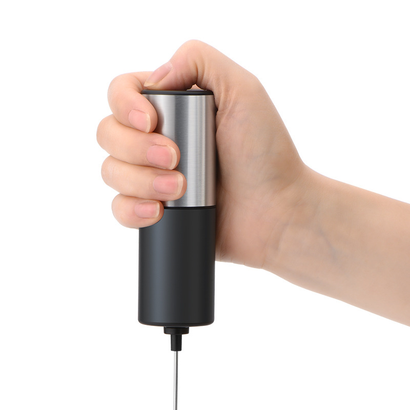 Stainless steel electric milk foamer