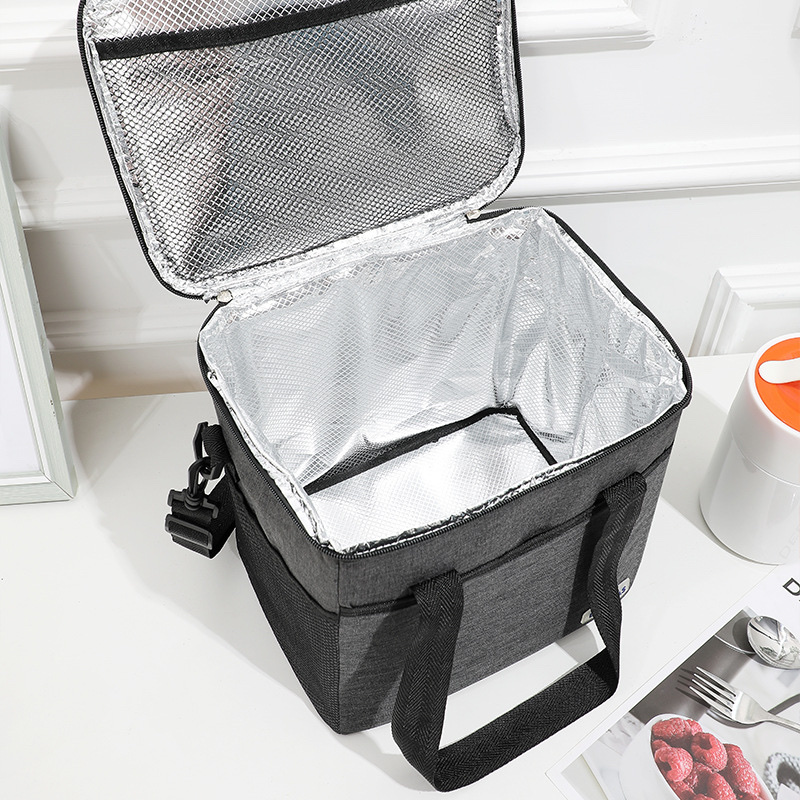 保温包 /新款便当包/铝箔加厚白底实物图