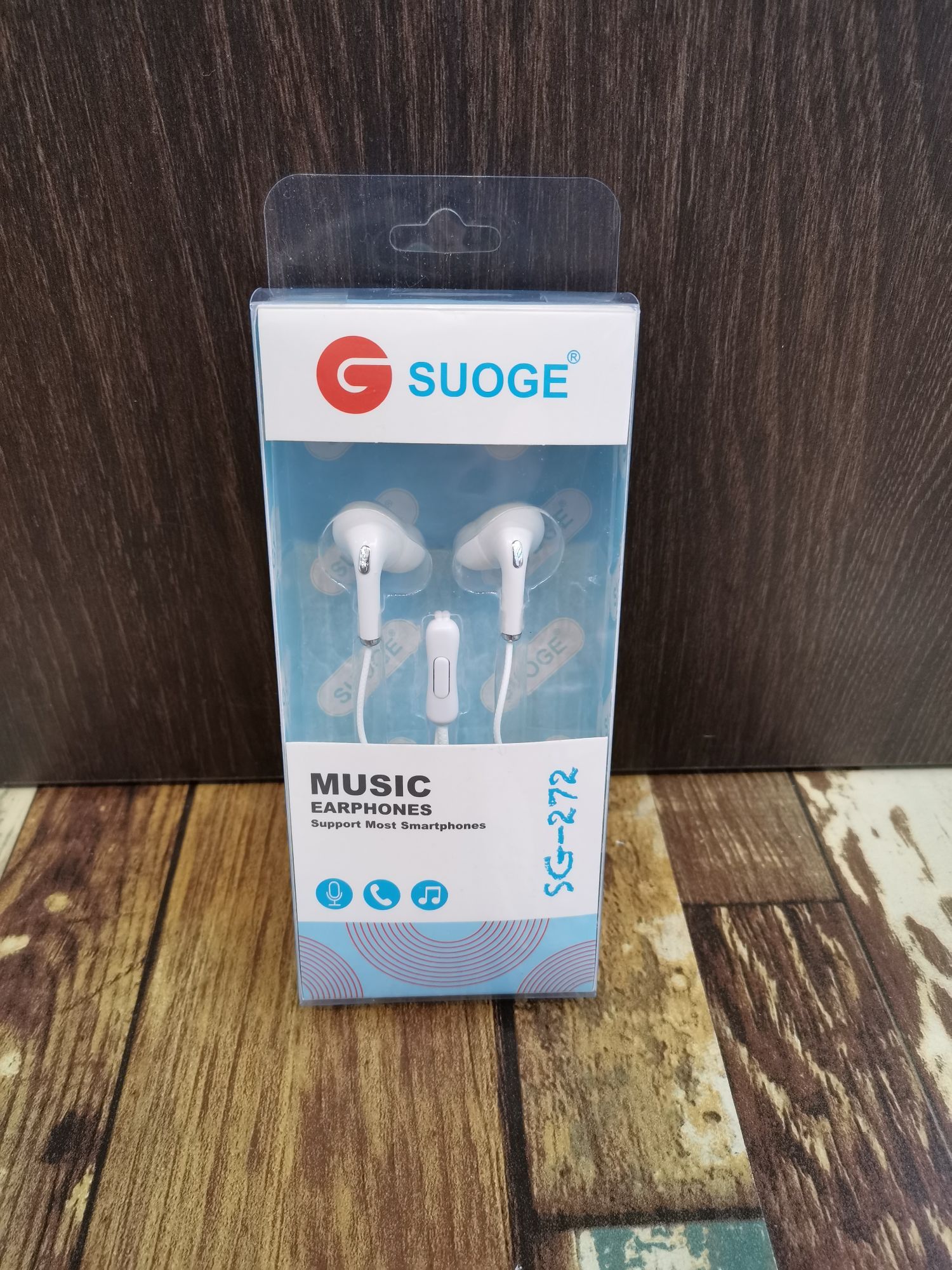 Sogo brand SG-274 mobile phone headphones, in-ear headsets, MP3 earbuds, fashionable and creative masterpieces details Picture