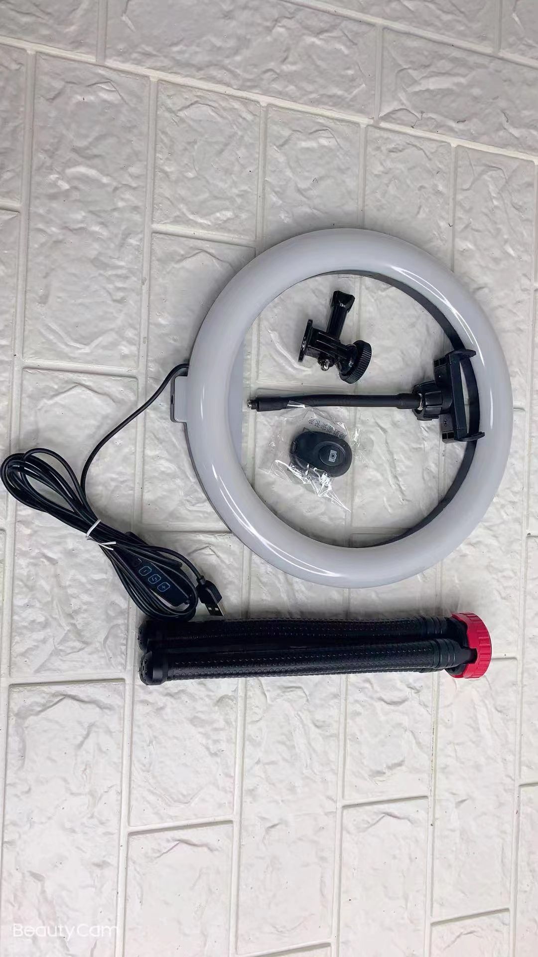 Live streaming light, fill light, photography light, beauty light, LED light, 26cm with tripod, remote control, fill light Item Picture