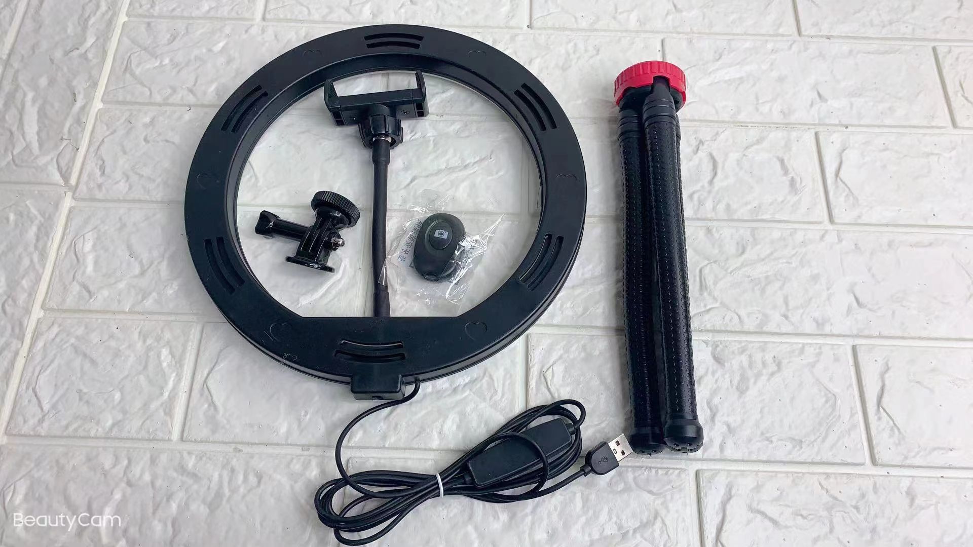 Live streaming light, fill light, photography light, beauty light, LED light, 26cm with tripod, remote control, fill light Application Scenario