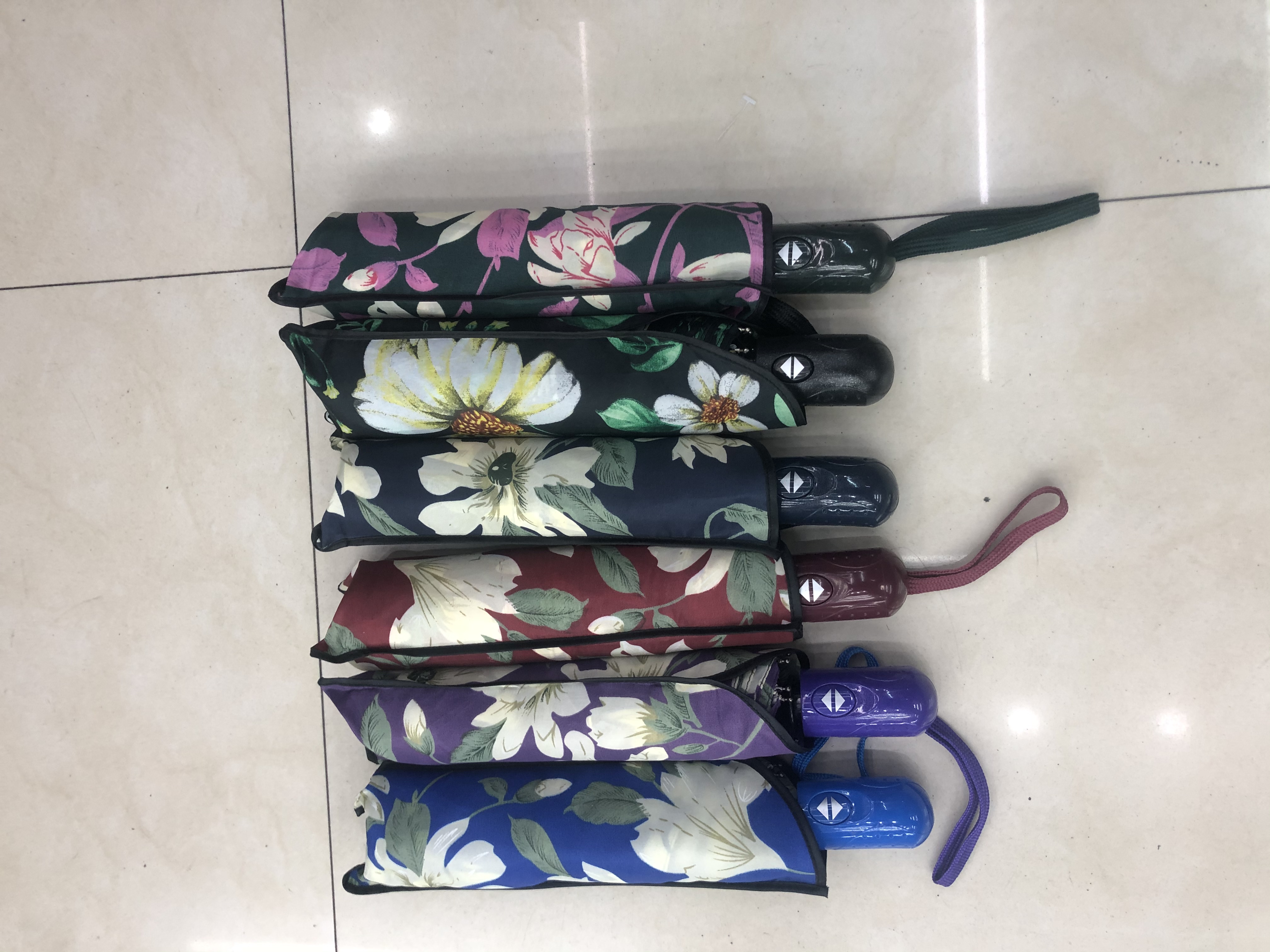 三折全自动百合花伞