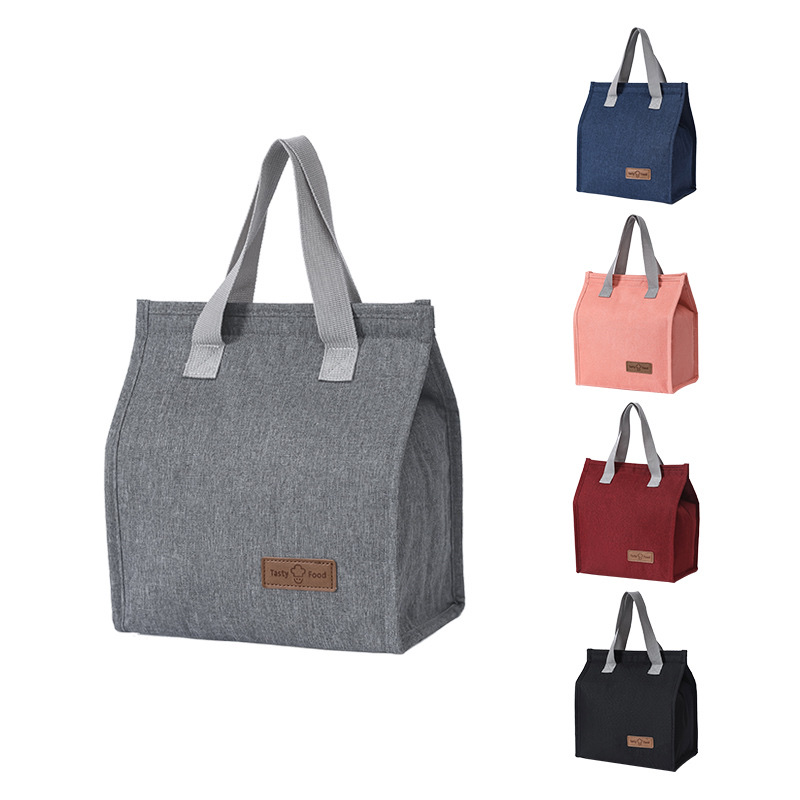 Amazon's new bento insulated bag, hand-held Oxford cloth bento bag, student lunch bag, portable picnic ice pack Application Scenario
