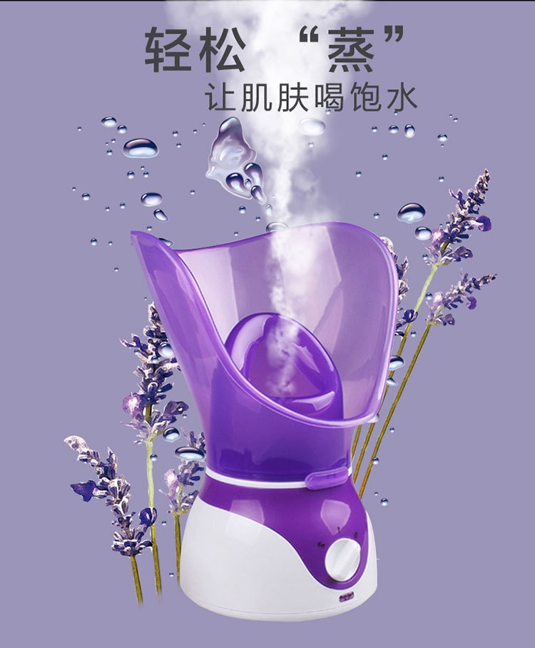家用蒸脸器 美容香薰喷雾机 熏脸仪蒸汽 面部肌肤保湿喷雾器详情图2