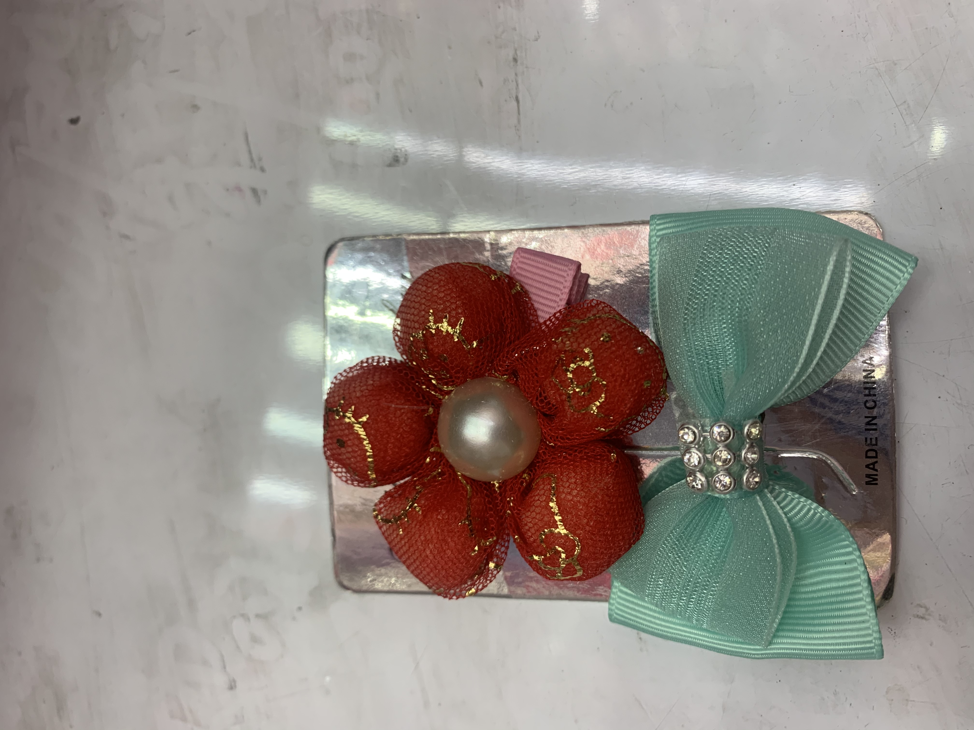 2022新款韩版时尚潮流爆款，网球+蝴蝶结混款混色鸭夹56