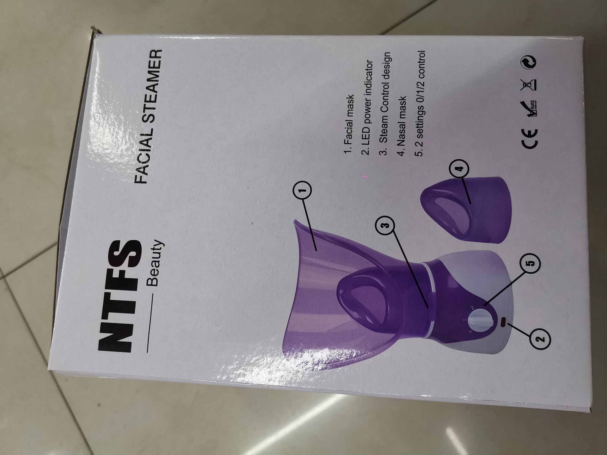 家用蒸脸器 美容香薰喷雾机 熏脸仪蒸汽 面部肌肤保湿喷雾器详情图10