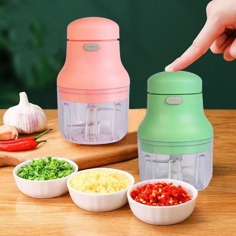 Garlic and meat grinder