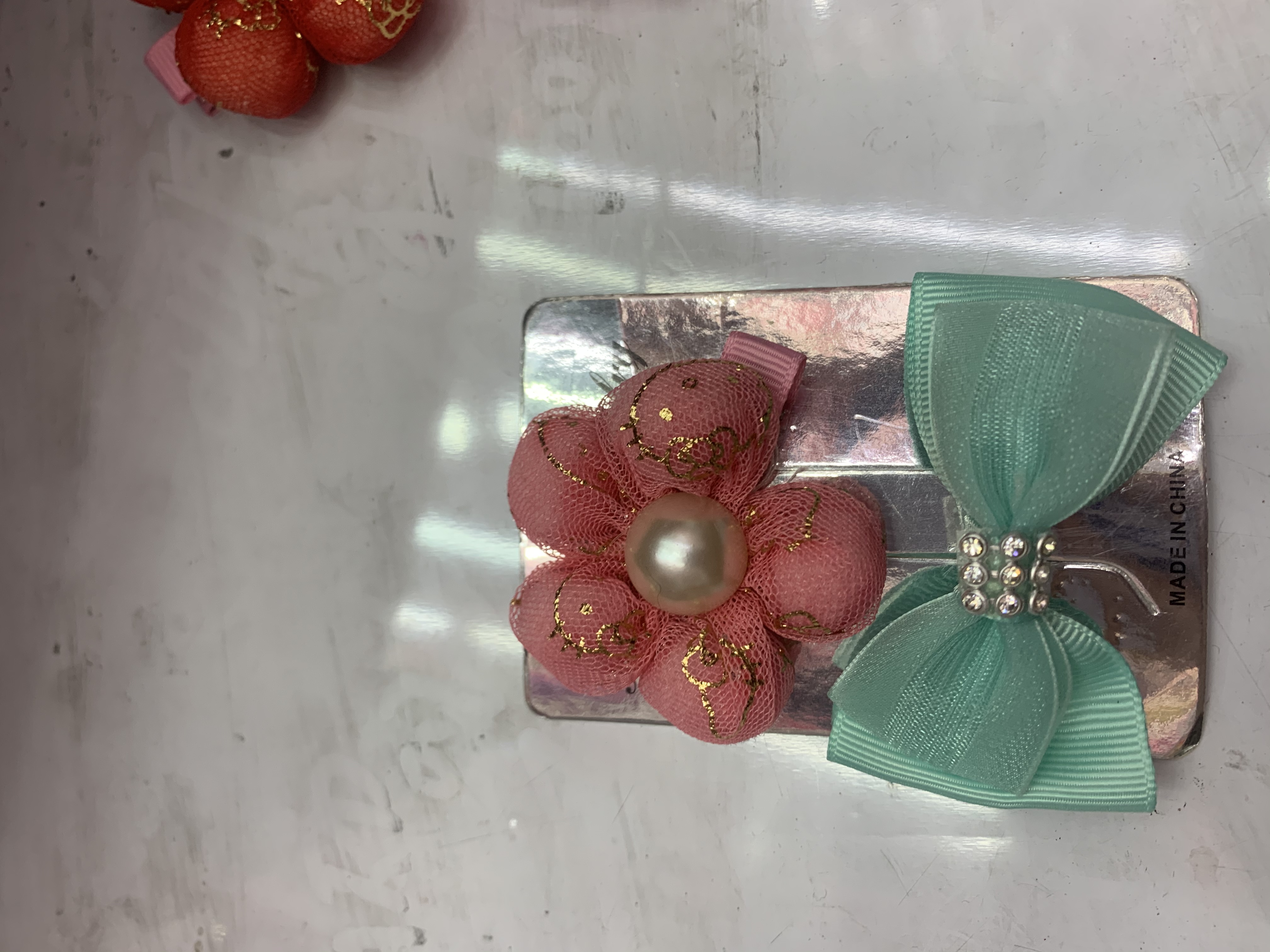 2022新款韩版时尚潮流爆款，网球+蝴蝶结混款混色鸭夹57