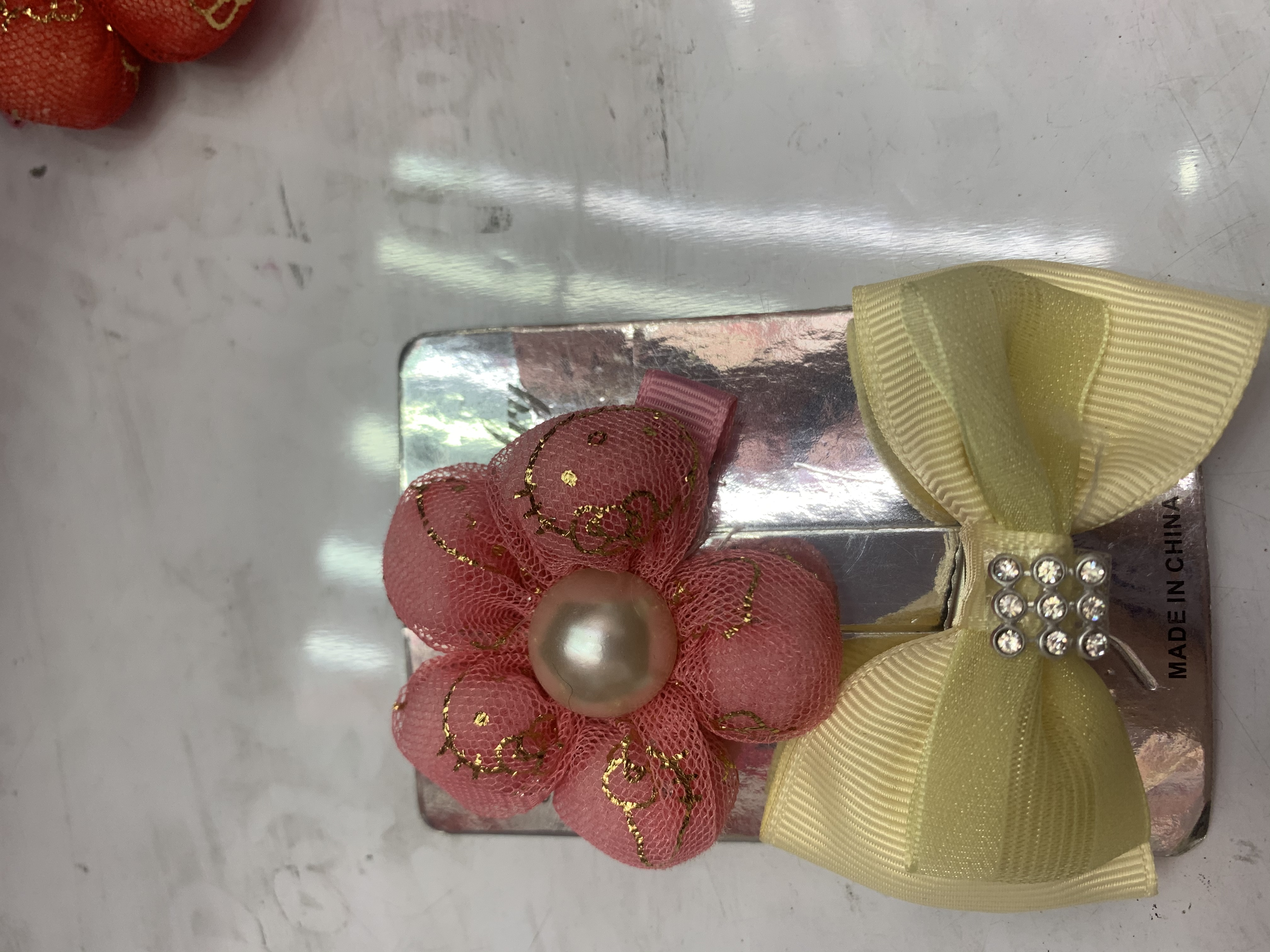 2022新款韩版时尚潮流爆款，网球+蝴蝶结混款混色鸭夹58