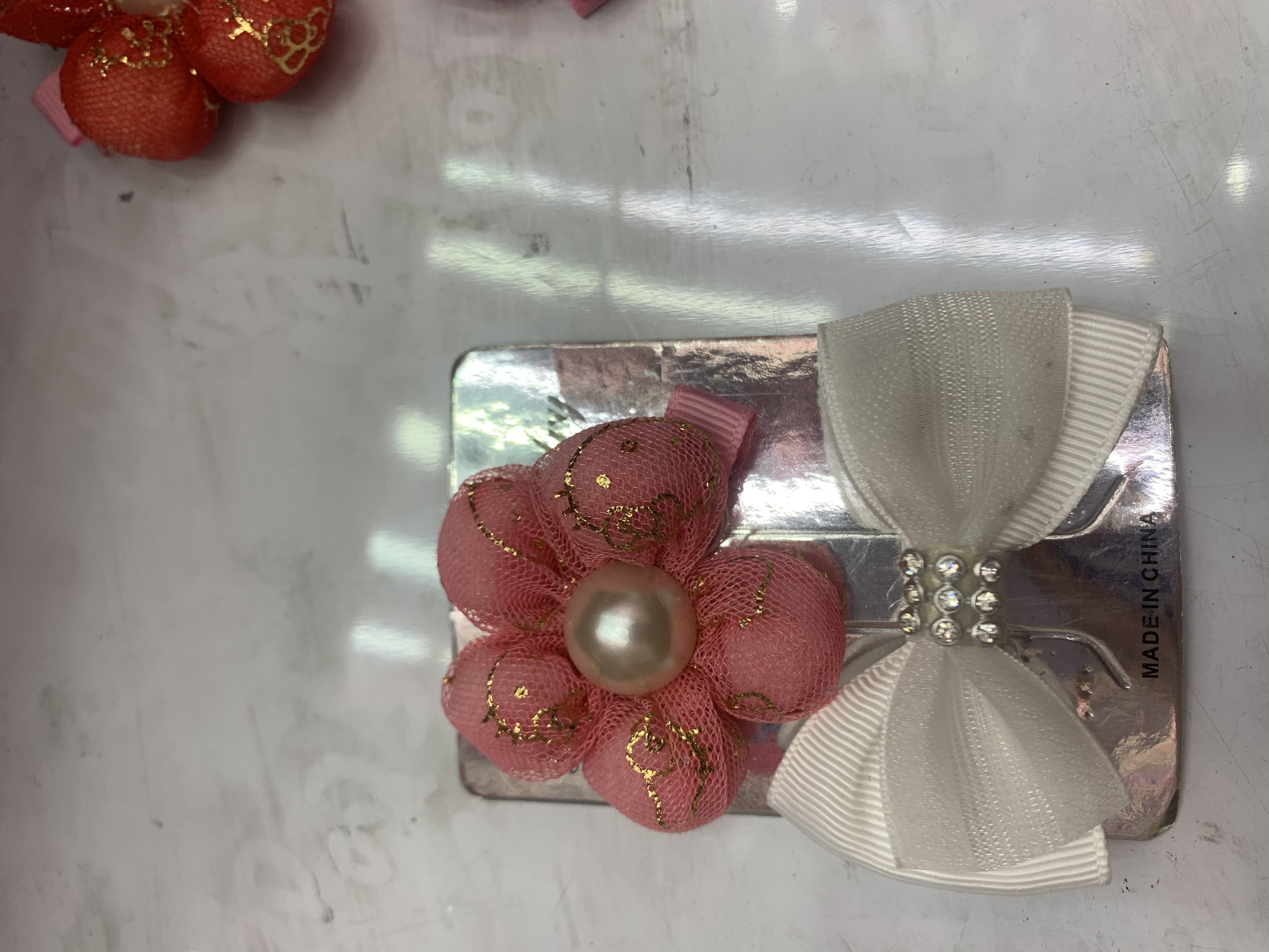 2022新款韩版时尚潮流爆款，网球+蝴蝶结混款混色鸭夹59