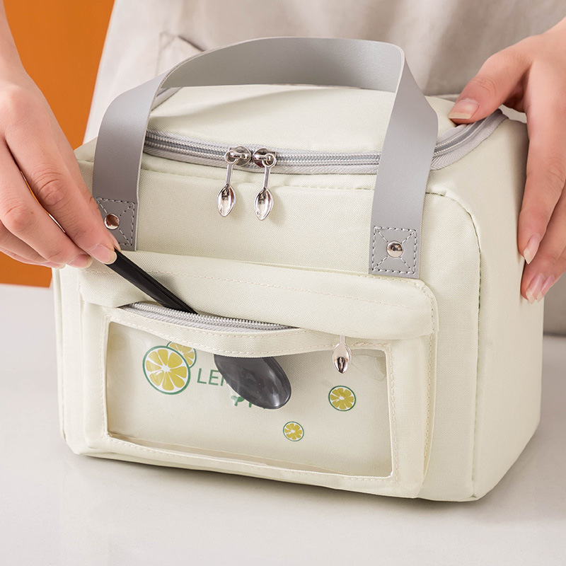 Cross-border Japanese lunch bag, Oxford cloth aluminum foil insulated bento bag, outdoor portable picnic bag, ice bag Application Scenario