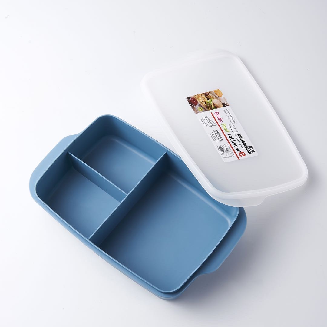 Factory direct supply of brand-new PP material candy color separation format lunch boxes and bento boxes, suitable for microwave ovens