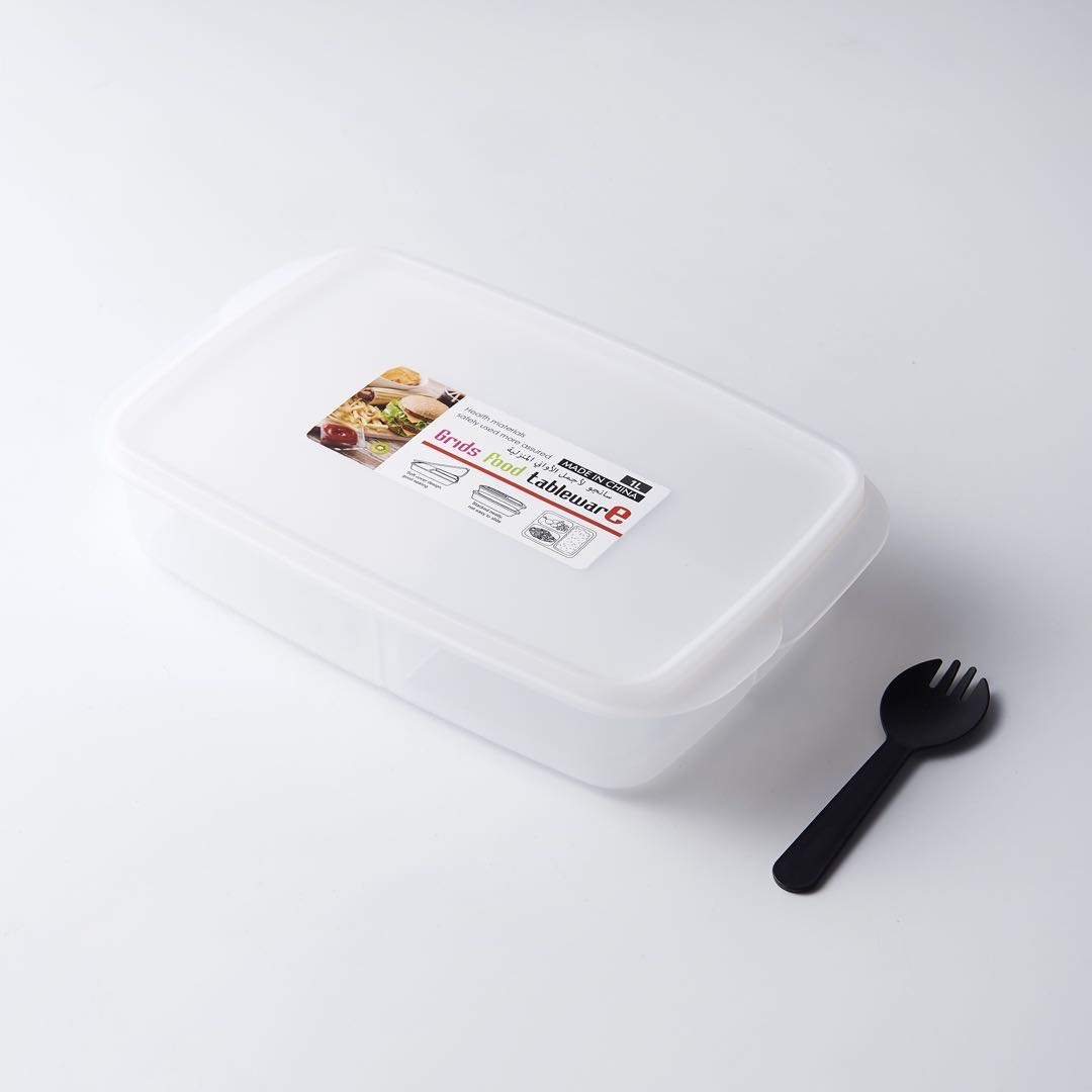 Factory direct supply of brand-new PP material candy color separation format lunch boxes and bento boxes, suitable for microwave ovens Specification image