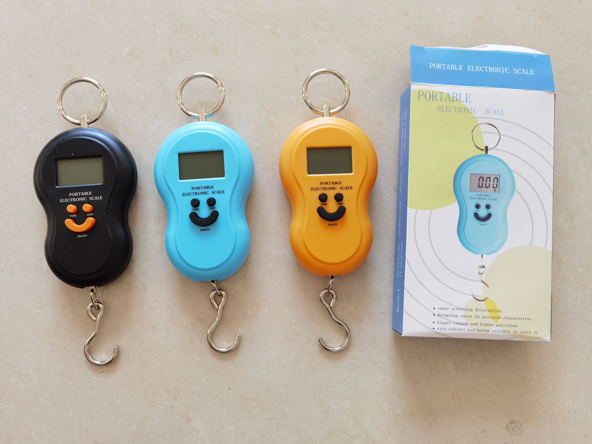 Factory direct sales of 50kg portable electronic scale with gourd scale in color Application Scenario