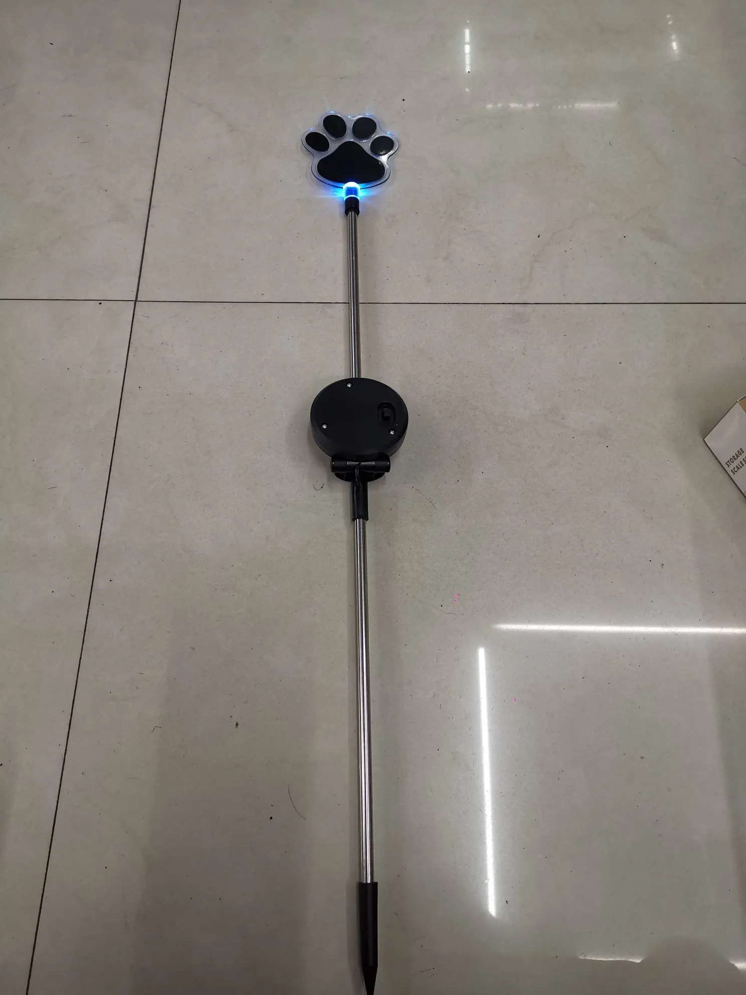 Bear paw solar lawn light, courtyard decorative light, garden light, ground insert light, seven-color light detail image 13