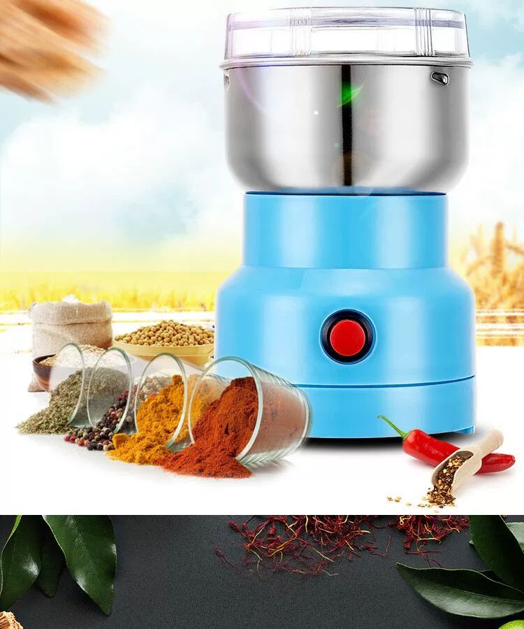 Electric grinding machine for grains and cereals, household small grinding machine, stainless steel coffee grinding machine detail image 6