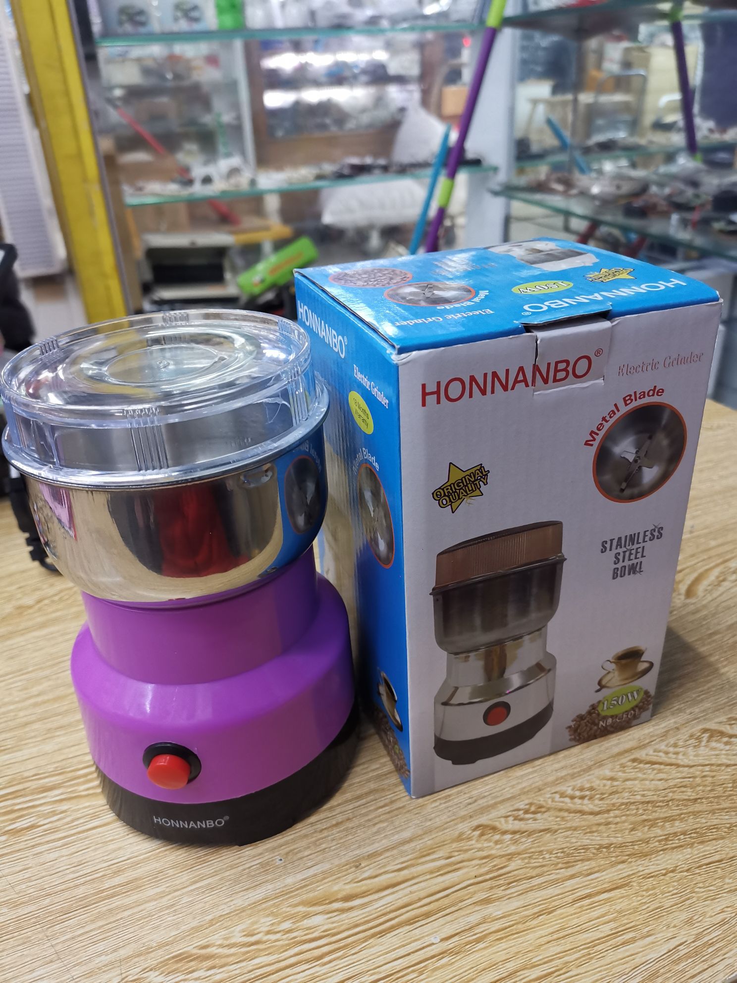 Electric grinding machine for grains and cereals, household small grinding machine, stainless steel coffee grinding machine detail image 9
