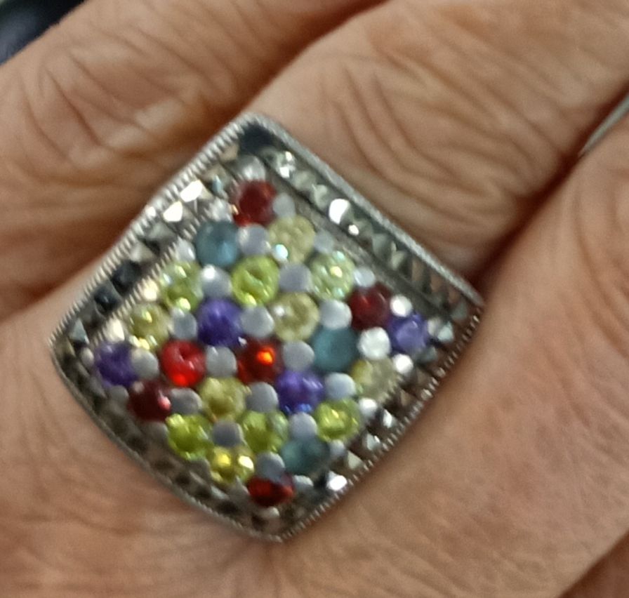 芳雁珠宝泰银钻戒详情图3