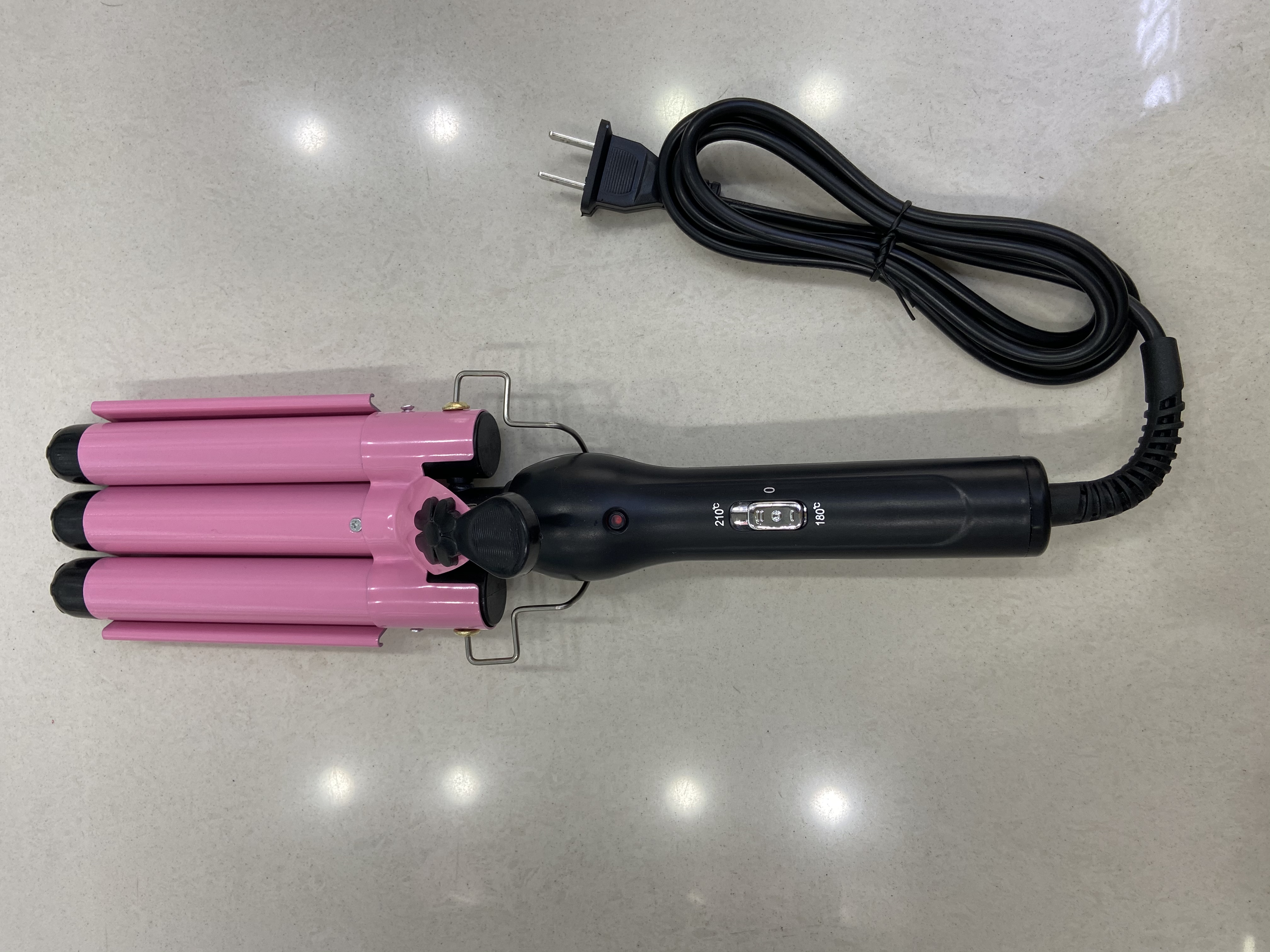 New three-tube curling iron Specification image