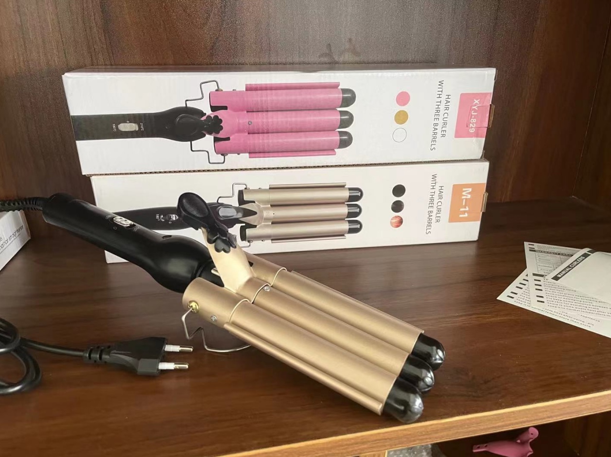 New three-tube curling iron details Picture
