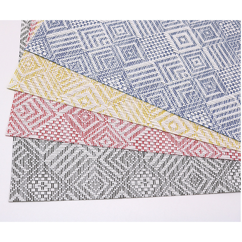 New European-style gradient heat insulation placemats, Teslin PVC gradient placemats, directly supplied by the manufacturer Item Picture