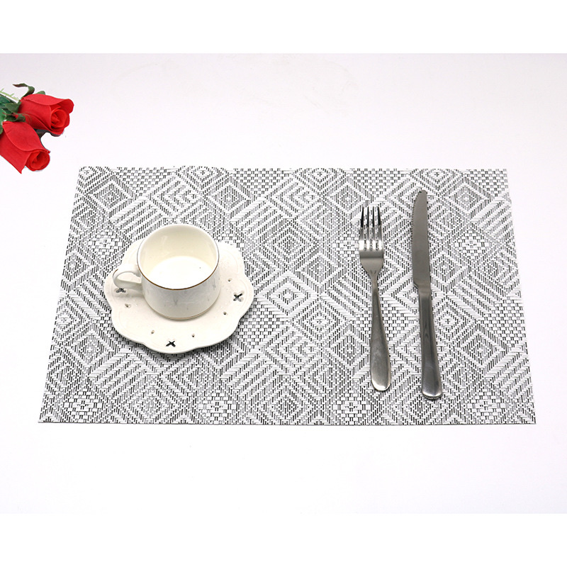 New European-style gradient heat insulation placemats, Teslin PVC gradient placemats, directly supplied by the manufacturer Specification image