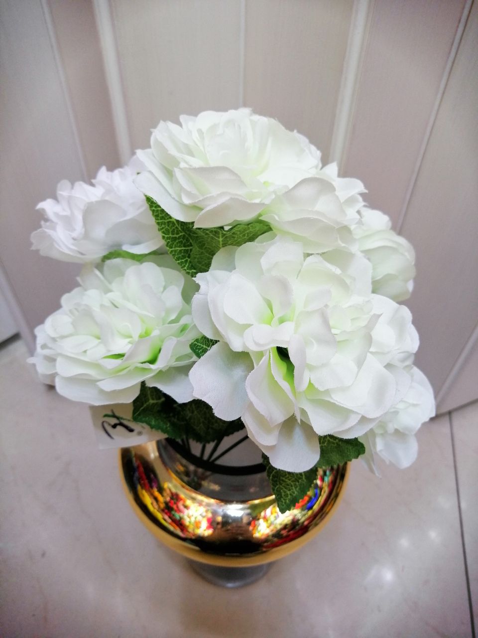 Meibo Flower Art's hibiscus flower festive decorative handicrafts, household items, and garden greening project decoration details Picture