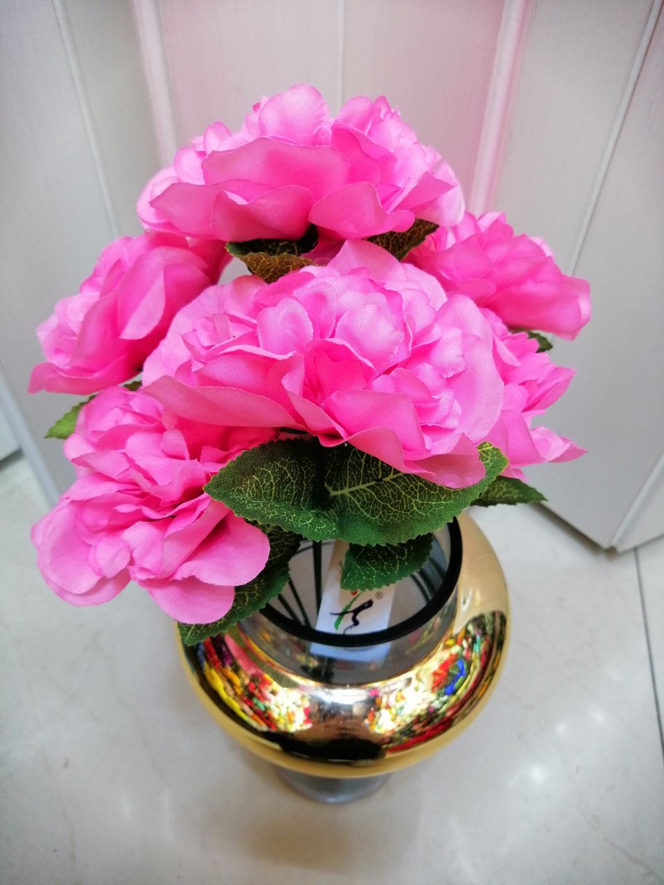 Meibo Flower Art's hibiscus flower festive decorative handicrafts, household items, and garden greening project decoration Specification image