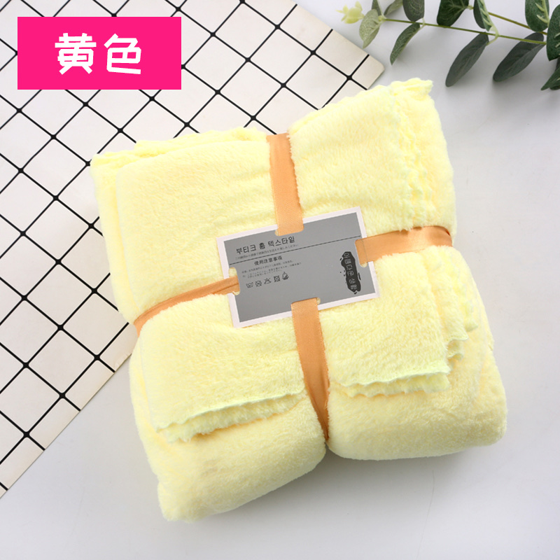 Factory direct sales of coral fleece cover towels and bath towels details Picture