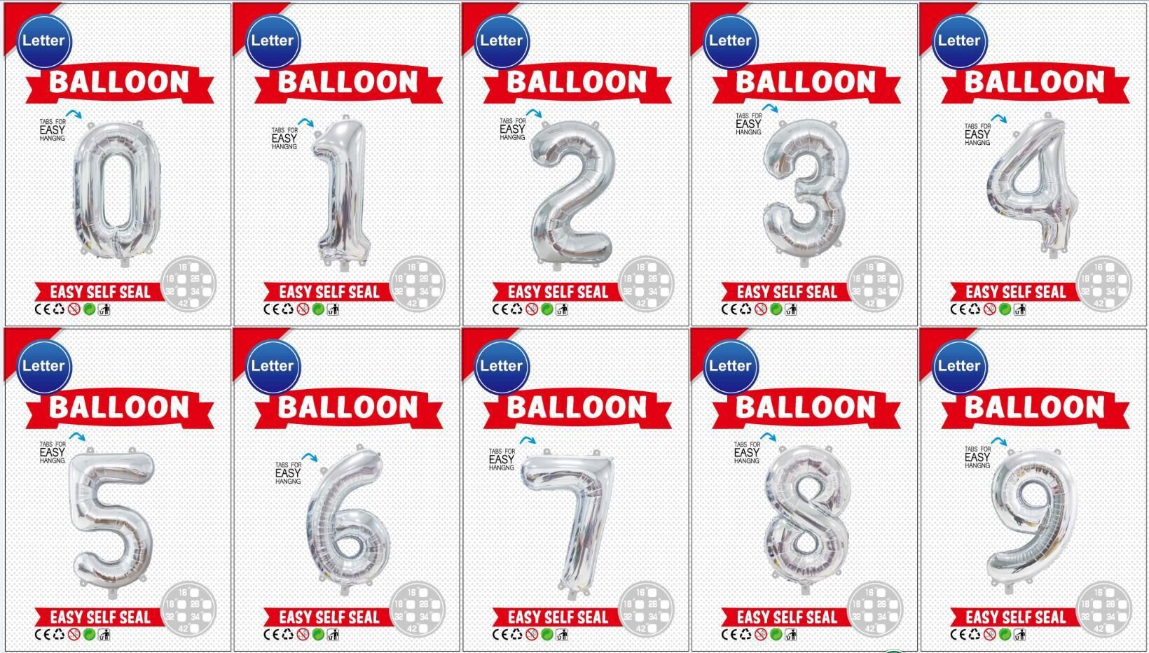 16寸32寸数字气球详情图1