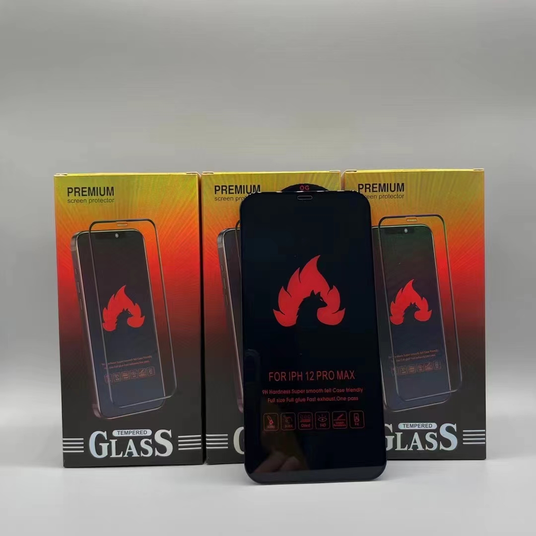 Fire Wolf High Alumina Large arc tempered Film Anti-static plasma oil coating Specification image