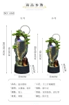 New Chinese-style Zen-style flowing water ornaments, living room home decoration vases, floor-standing circulating water landscape, artificial rockery fountains details Picture